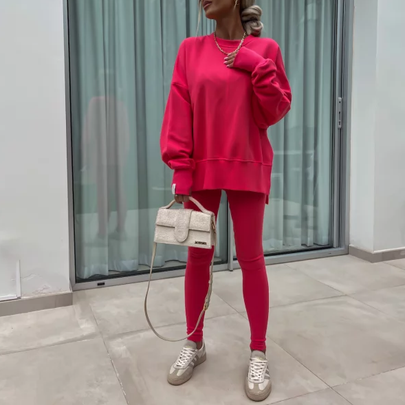 Joann™ | Ensemble 2 Pièces Confortable Et Décontracté