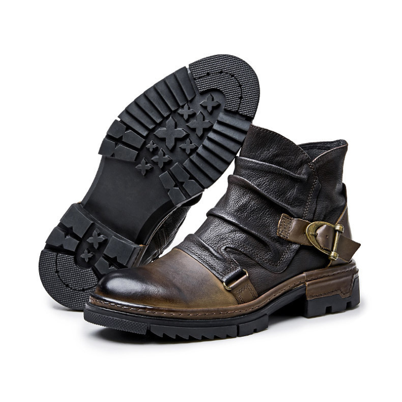 Austen™ | Biker-Stiefel aus Leder