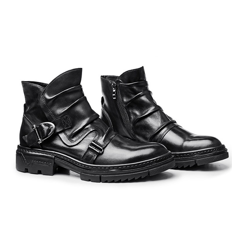 Austen™ | Biker-Stiefel aus Leder