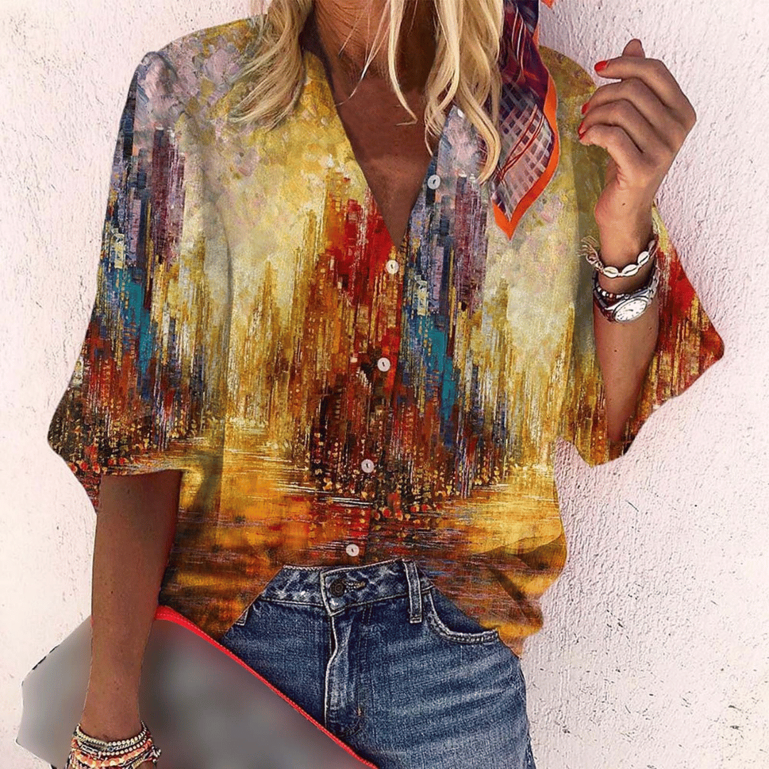 Alana™ | Chemise Imprimée Élégante