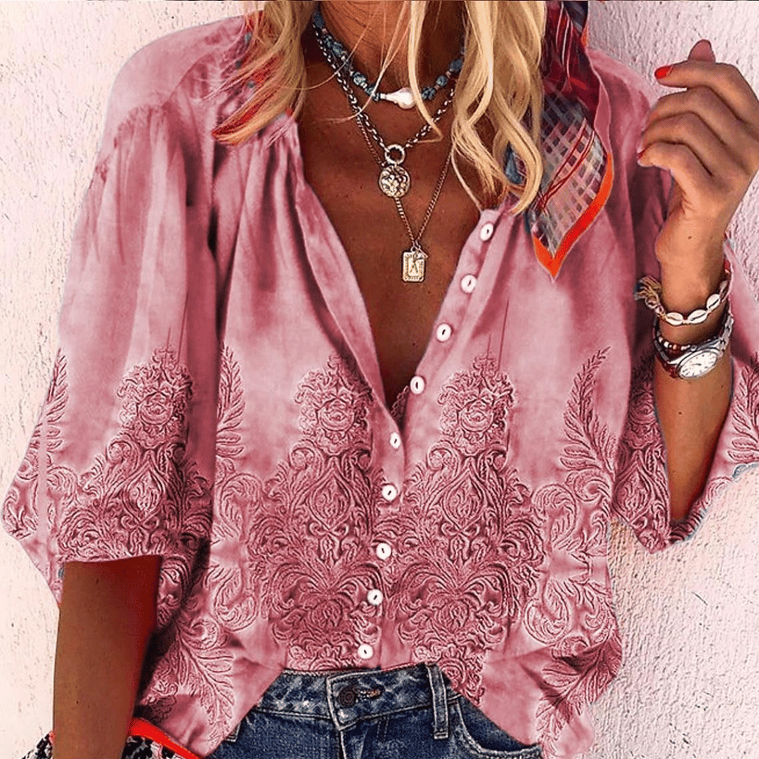 Alana™ | Chemise Imprimée Élégante