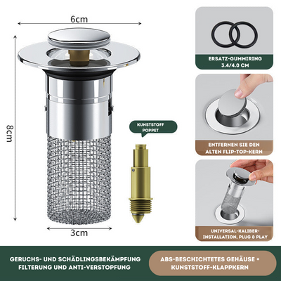 DrainGuard™ | Innovativer Abflussfilter