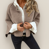 Manteau court avec manches évasées chics