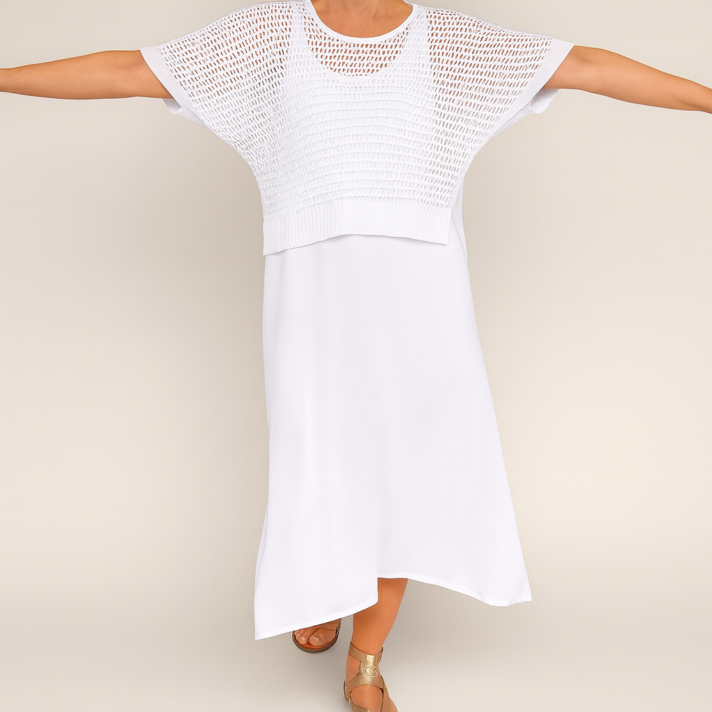 Laurie™ | Stilvolles Midikleid & Blusen-Set