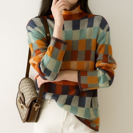 Leticia™ – Bunter, weicher und warmer Pullover 