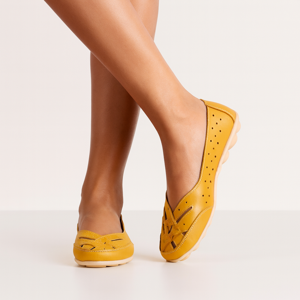 Serena - Mocassins orthopédiques en cuir respirant