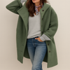 Jessica™ – Langarm-Cardigan-Oberteil mit Kapuze