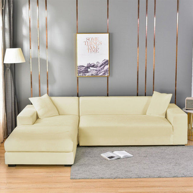 LuxurySofa™ – Samtelastischer Sofabezug