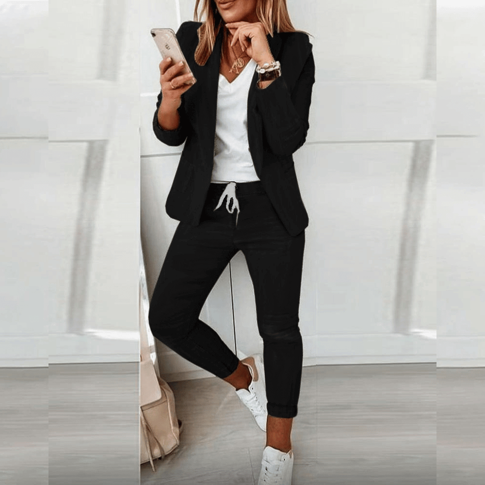 Betty™ | Ensemble Veste et Pantalon Décontractée Pour Femme