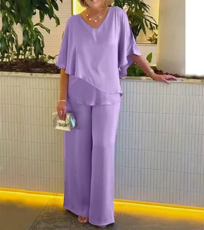 Ensemble deux pièces au style élégant