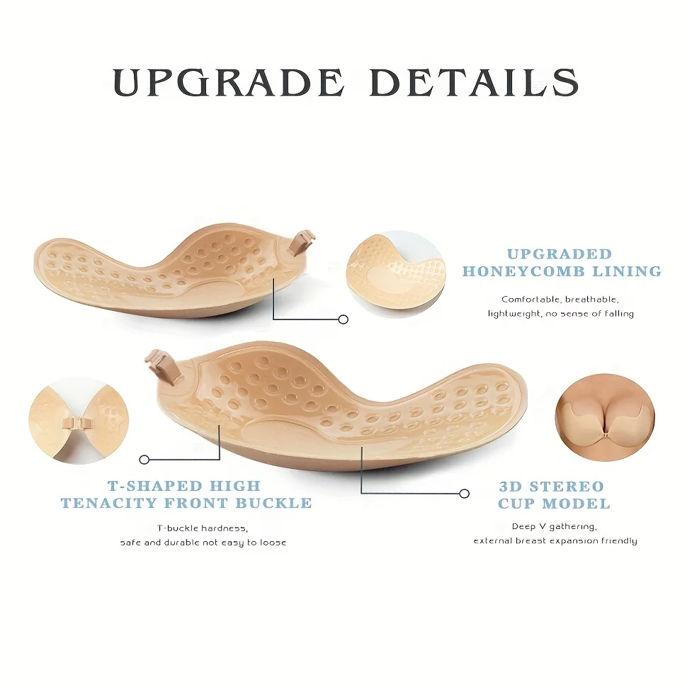 InvisPush™ | Unsichtbarer nahtloser Push-up-BH (1+1 GRATIS)